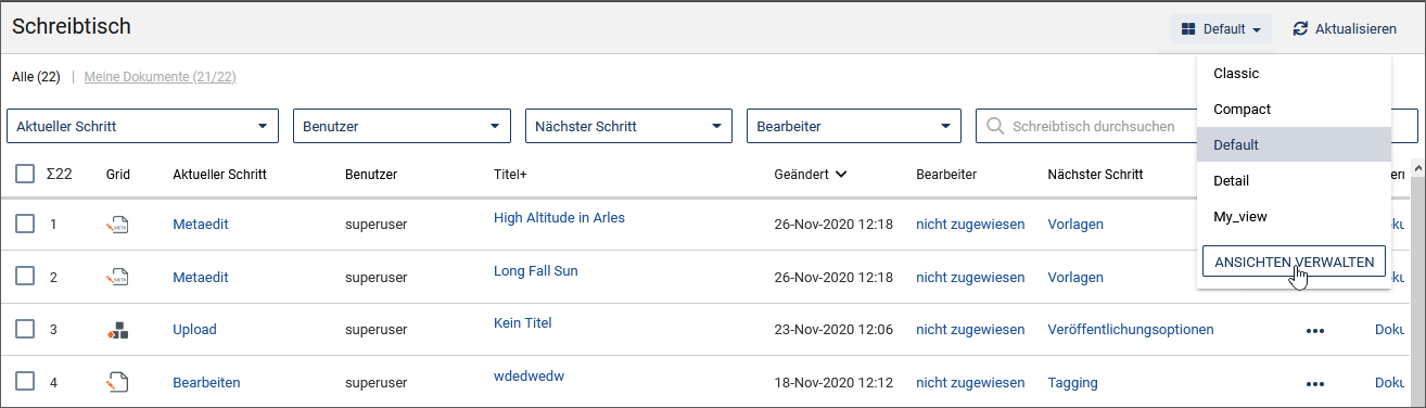 Schreibtisch