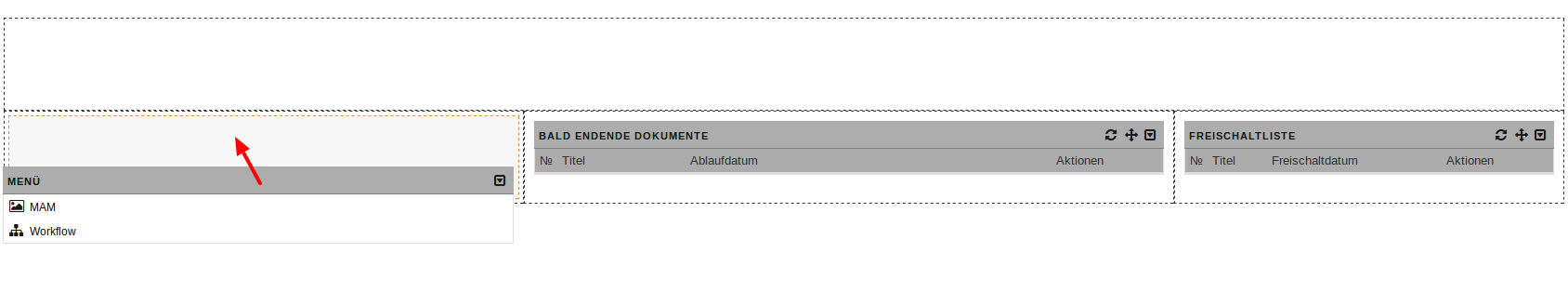 Widget auswählen