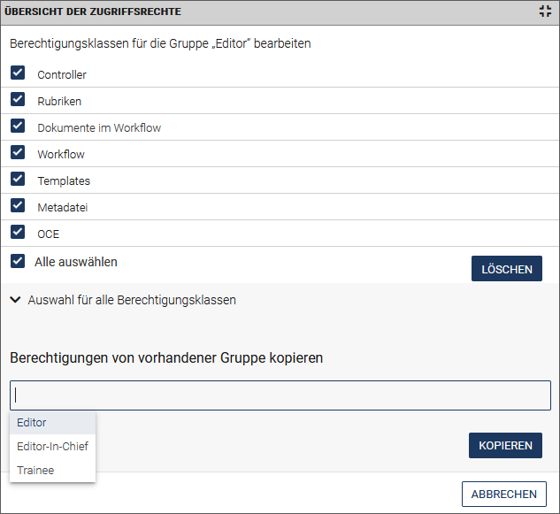 Gruppenrechte