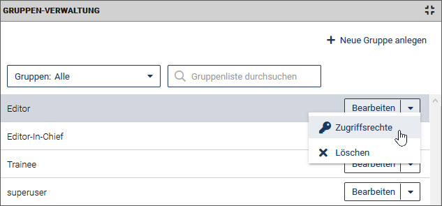 Gruppenrechte