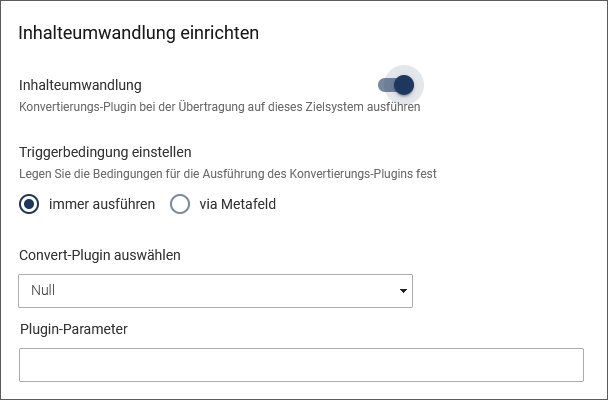 Create new target system