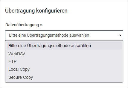 Neues Zielsystem anlegen