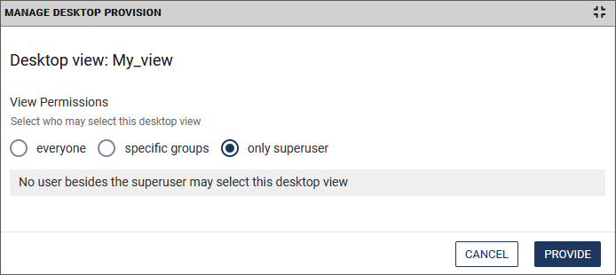 Desktop View Manager