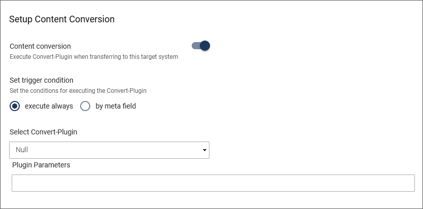 Create new target system