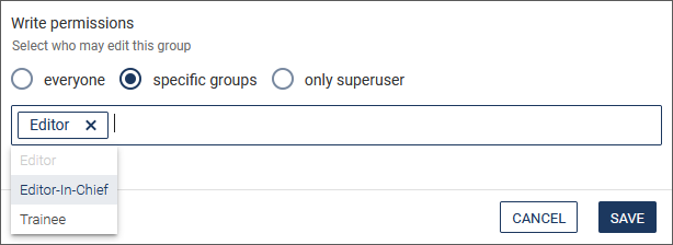 Create group