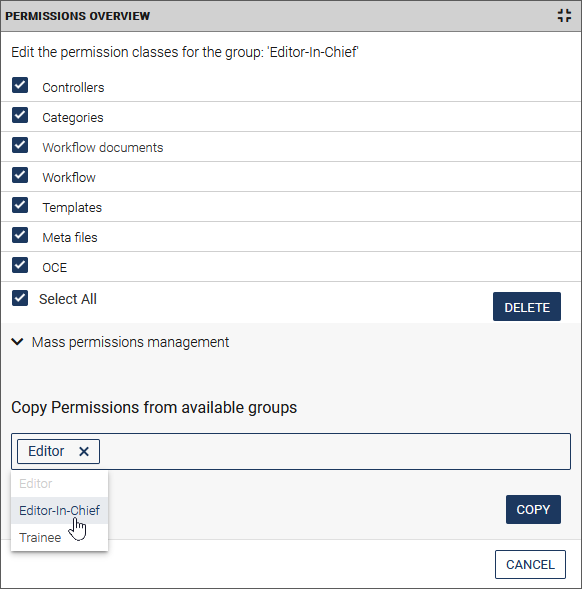 Permissions