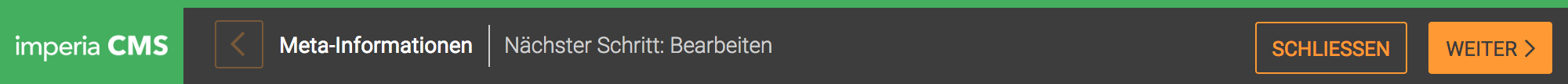 grünes Farbschema im Workflow