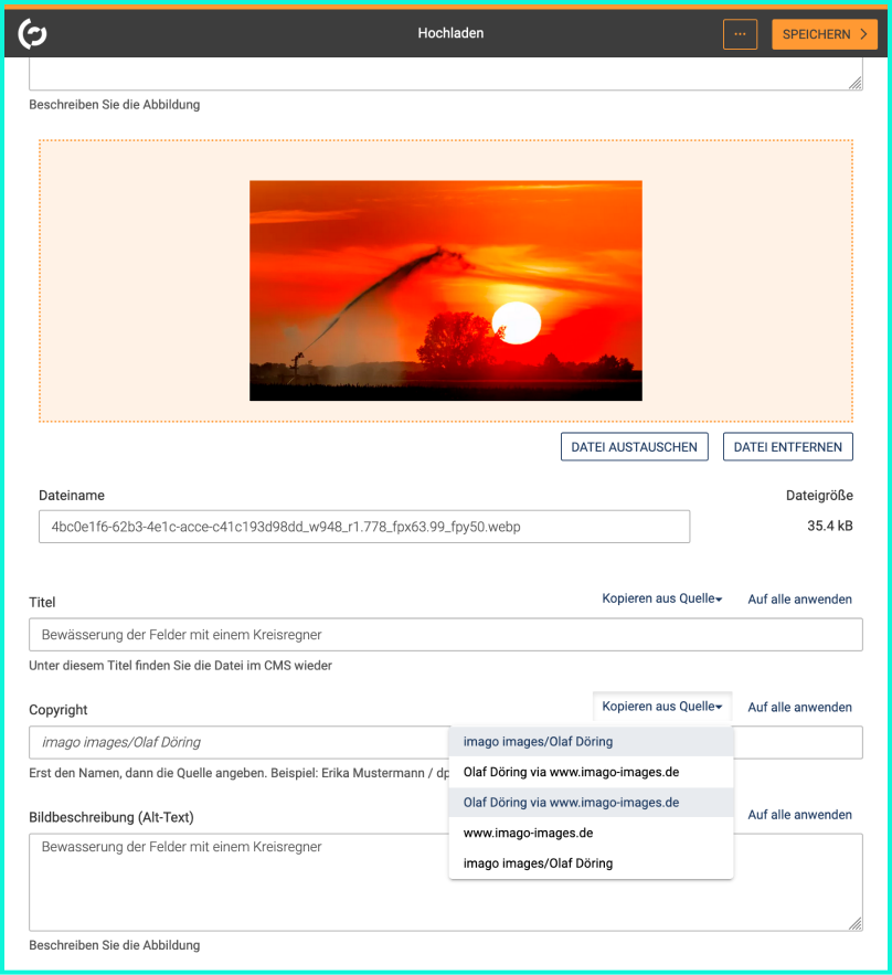 Upload UI