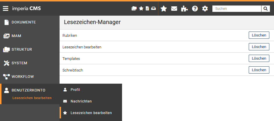 Lesezeichen-Manager
