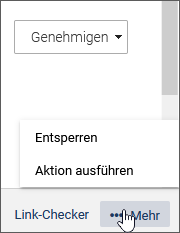 Schreibtisch mit eingeblendeter Spalte "Mehrfachaktion"