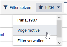 Filter anwenden