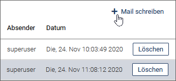 Mail schreiben
