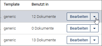 Vorlage bearbeiten