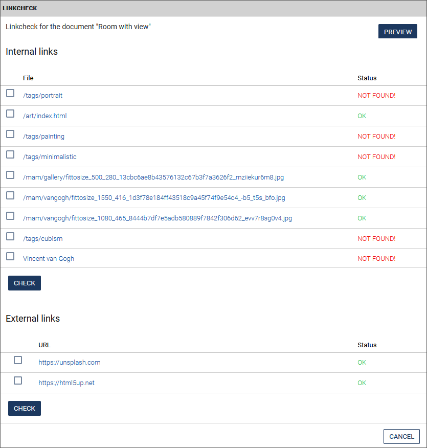 Link Checker