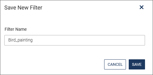 Save filter