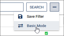 Switch to standard search