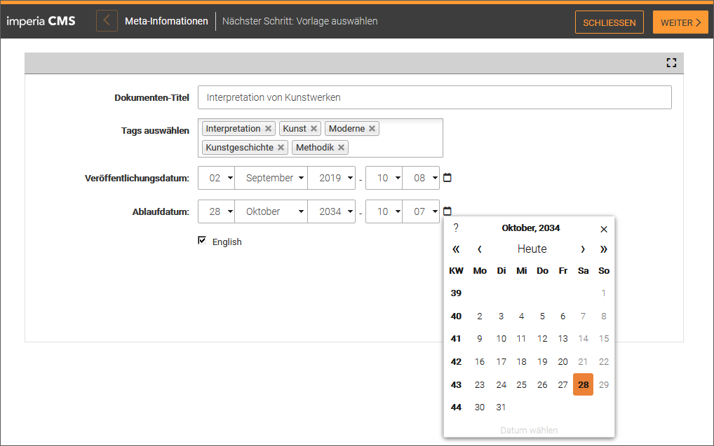 Metainformationen
