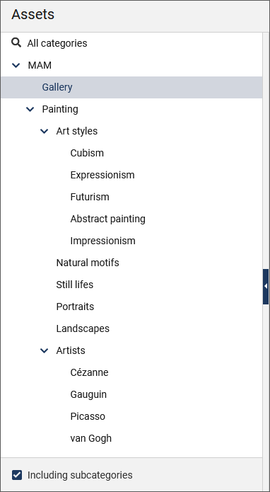 Category tree