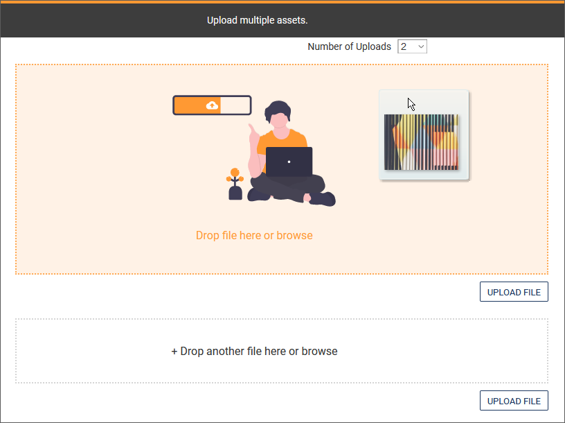 Multiple upload