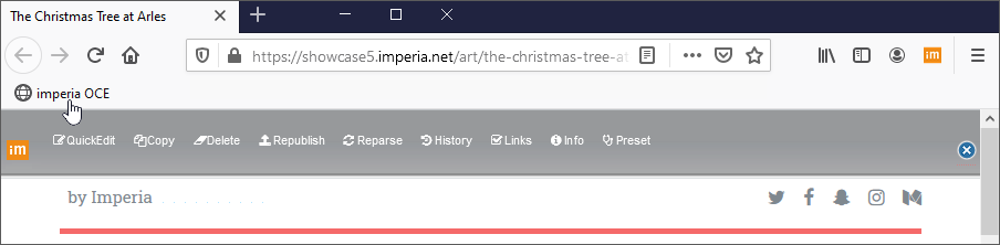 One-Click-Edit toolbar